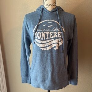 Monterey Coastal Life Blue Hoodie